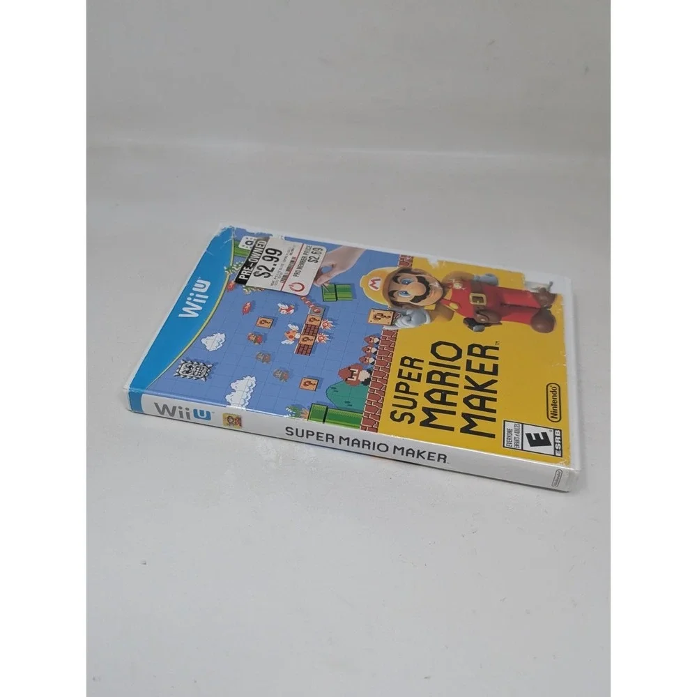 Super Mario Maker Nintendo Wii U Disc & Case Tested Working
